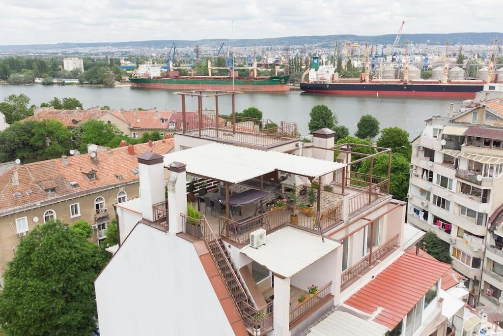 Sunset Luxury Apartment Várna Kültér fotó